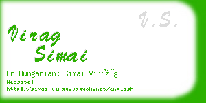 virag simai business card